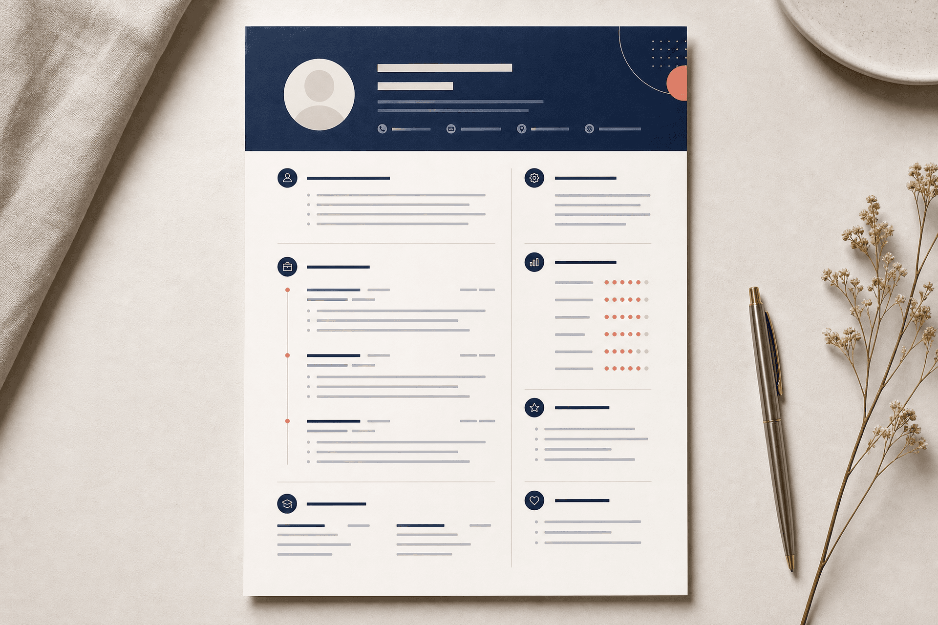 Polished CV one-pager sample output